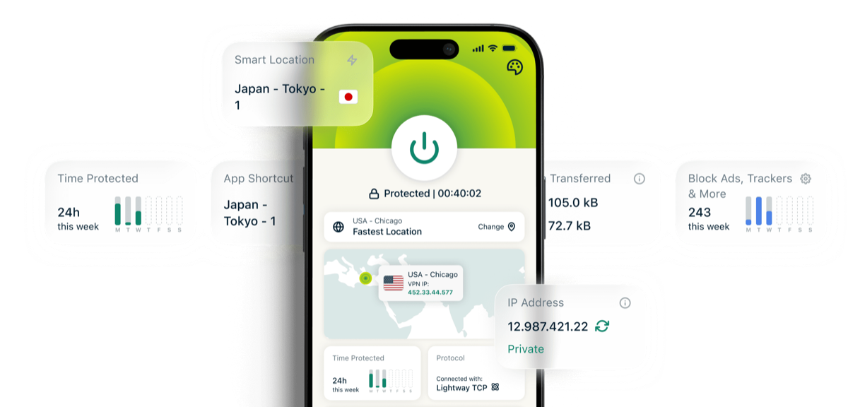 ExpressVPN 应用界面